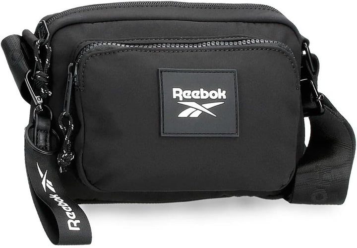 Reebok Damen Elsie Gepäck- Kuriertasche, Bandolera Schwarz