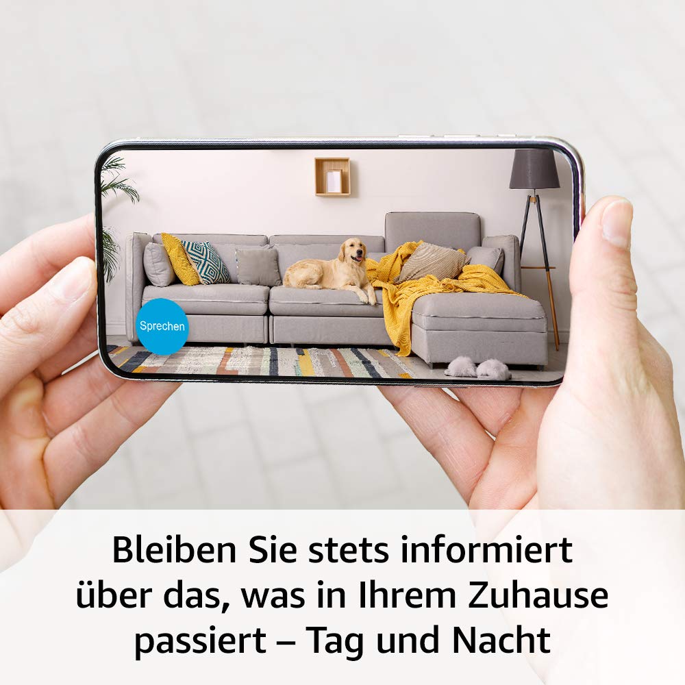 Blink Indoor – kabellose HD-Sicherheitskamera mit zwei Jahren Batterielaufzeit, Bewegungserfassung u