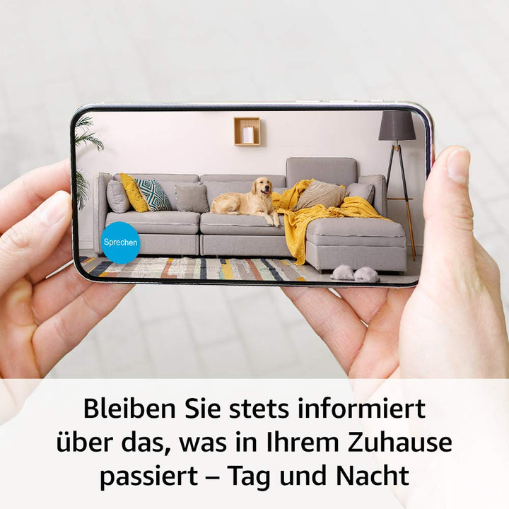 Blink Indoor – kabellose HD-Sicherheitskamera mit zwei Jahren Batterielaufzeit, Bewegungserfassung u
