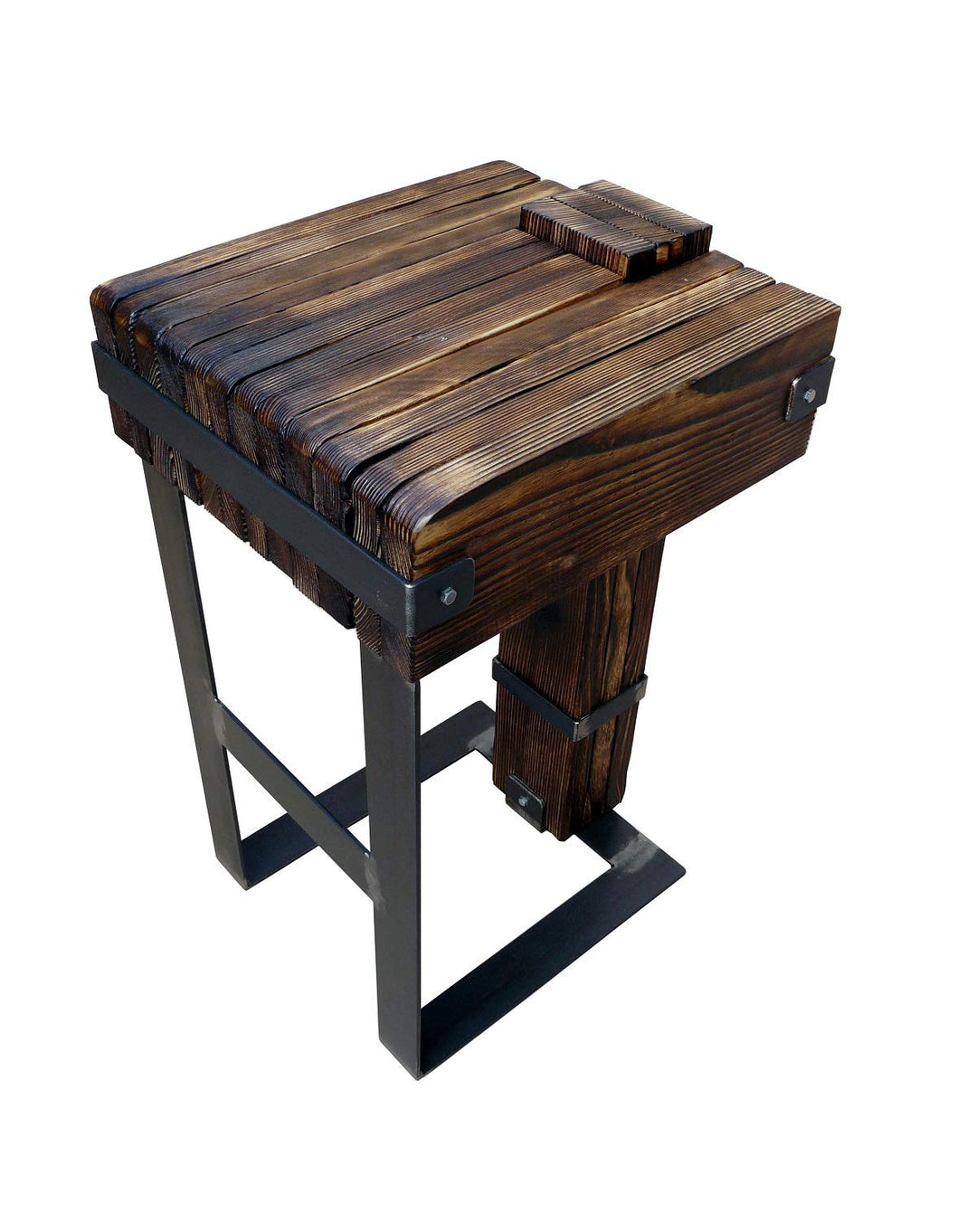 CHYRKA® Esstisch Wohnzimmertisch DROHOBYCZ Hocker Loft Vintage Bar IndustrieDesign Handmade Holz Met