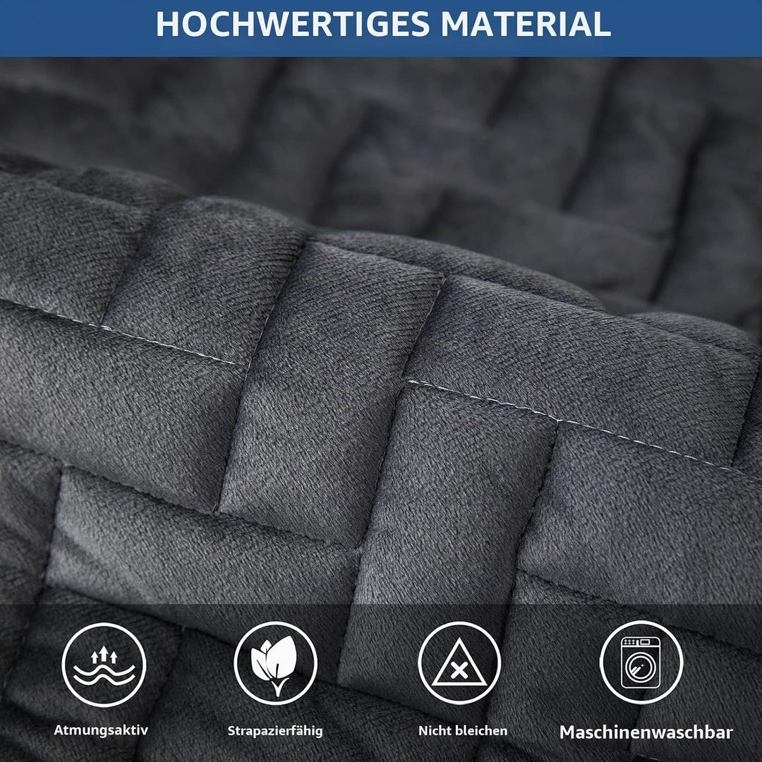 Eismodra Sofa Überzug,Sofabezug 3 Sitzer,Anti-Rutsch-Couch Überzug für L Form Sofaschoner Chaiselong