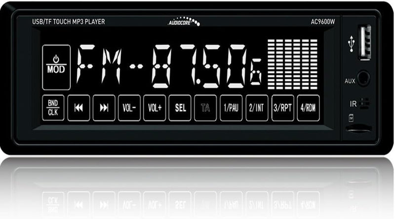 Audiocore AC9600W Autoradio mit Touchscreen 4x25W 1DIN