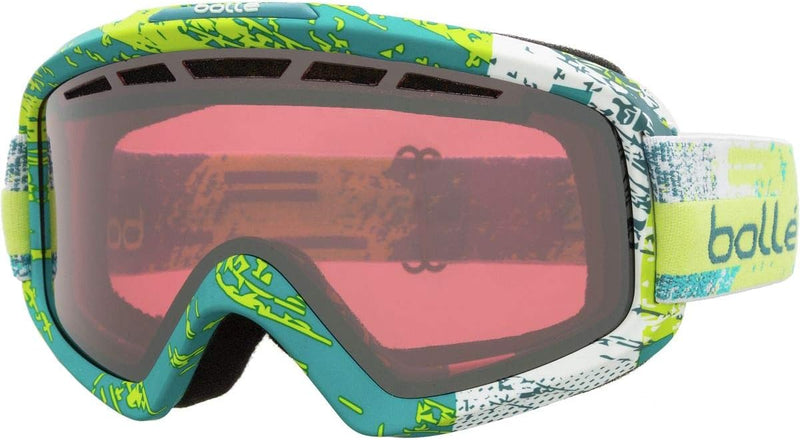 Bollé Skibrille Nova II Matte Zenith Vermillon Gun M-L Lime, M-L Lime