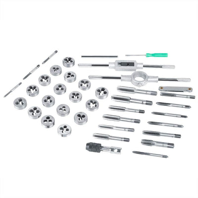 Metrisches Gewindeschneider-Set, 40 Stück, M3-M12, Gewindebohrer mit Gewindelehre, robuste Handwerkz
