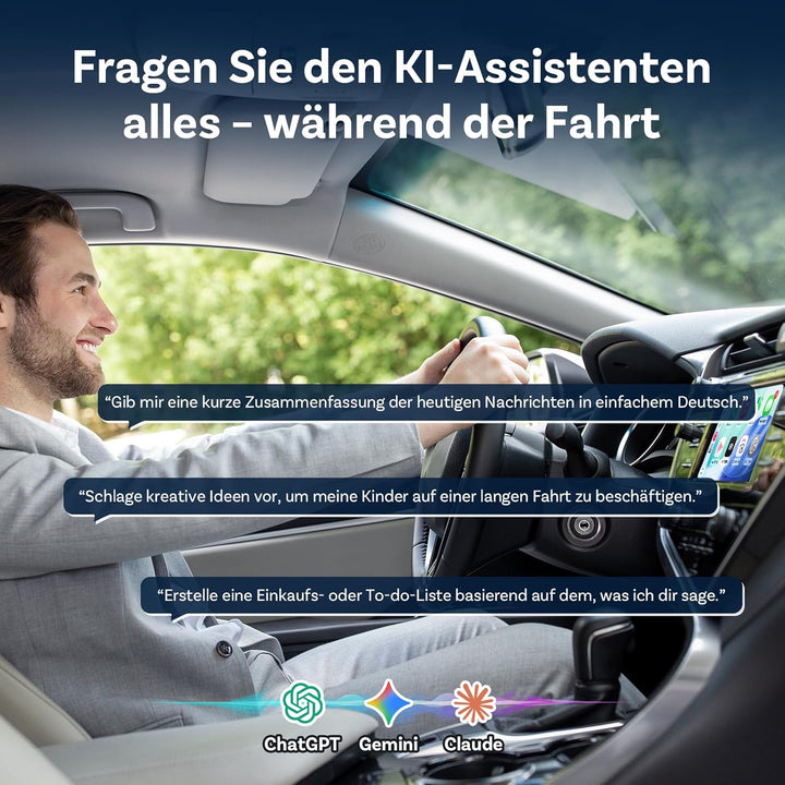 OTTOCAST MINI 3.0 Slim 2026 Upgrade Wireless CarPlay &amp; Android Auto Adapter | 2-in-1 Dongle, Wandelt