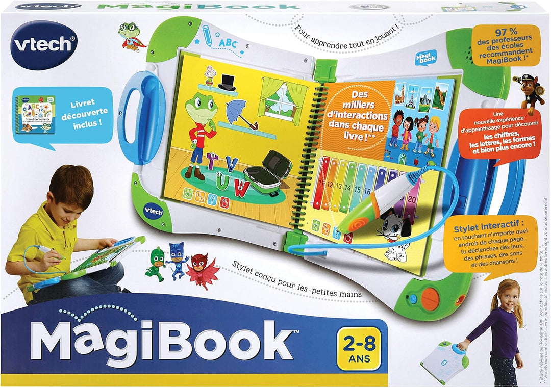 VTech - 602105 - Magibook-Starterpack (Grün), gr&#xFC;n