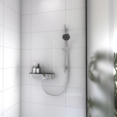 hansgrohe Brausethermostat ShowerTablet Select, Thermostatarmatur Aufputz, Cool Contact Duscharmatur