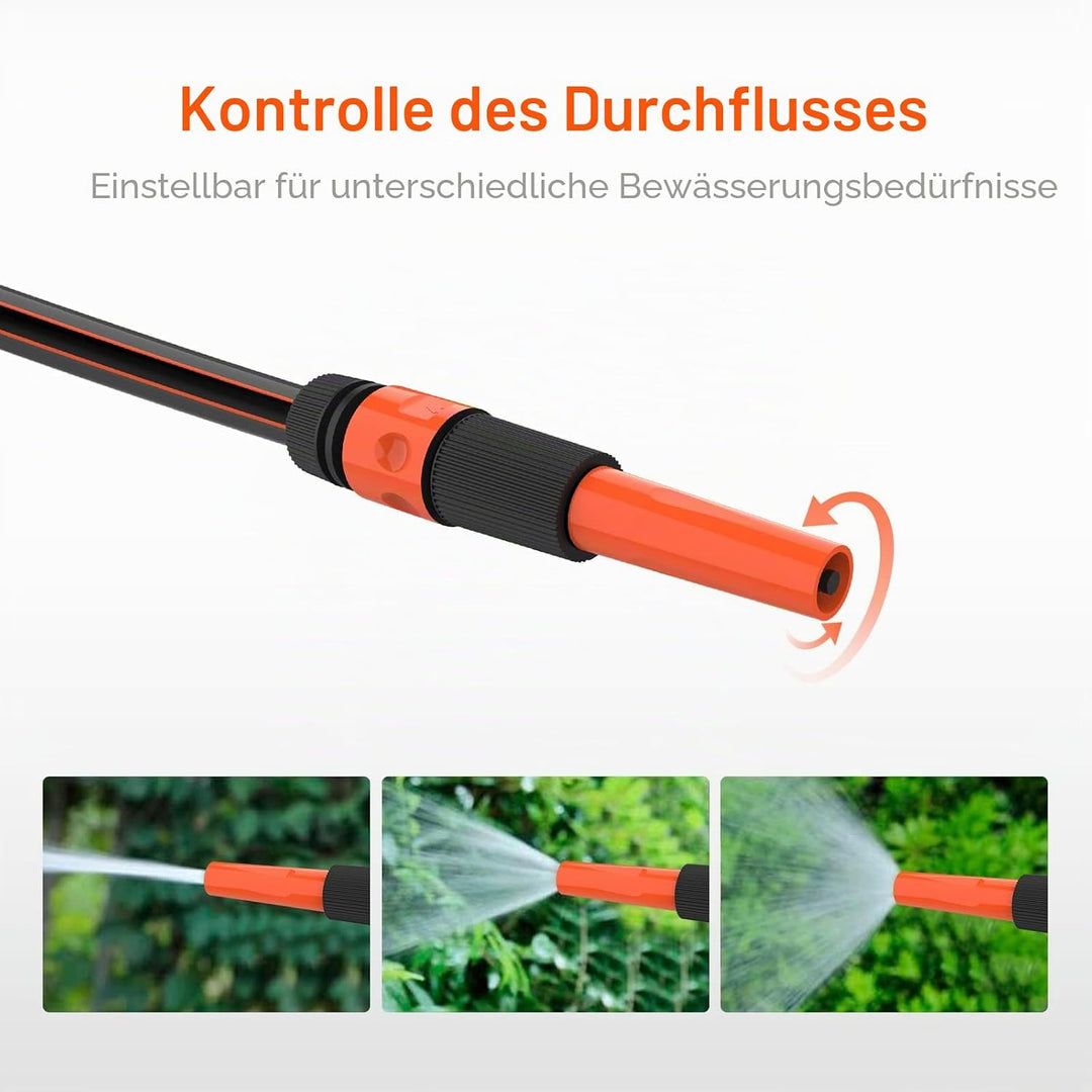 GRIFEMA G301-35, Schlauchtrommel zur Wandmontage, Schlauchbox mit 35m Schlauch, Wandschlauch-Aufroll