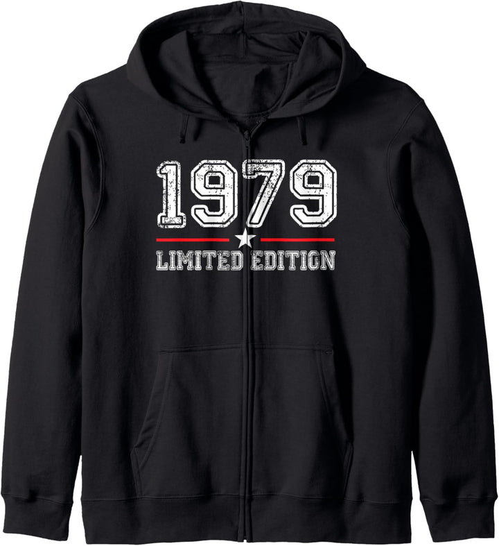 45. Geburtstag Mann Frau 45 Jahre 1979 Deko Lustig Geschenk Kapuzenjacke