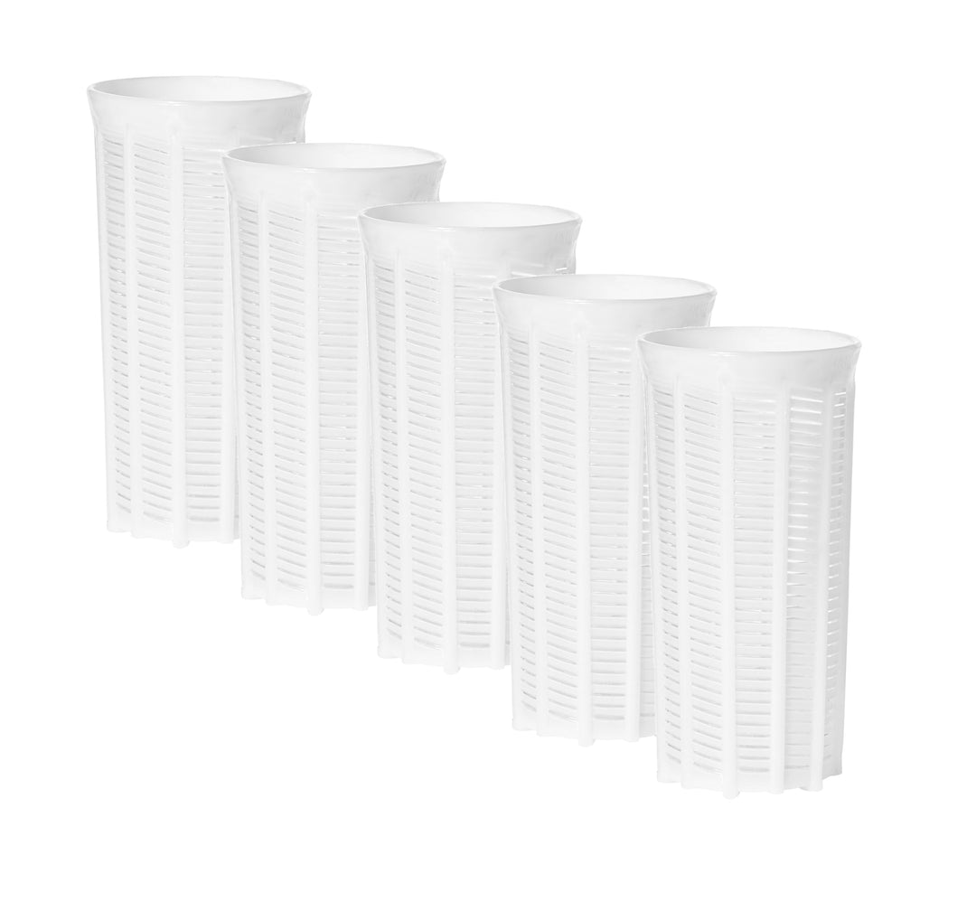 AlcoFermBrew 5 x Käseform 7x14.5cm - 0.5kg – Käseformen | Korb | Käseherstellung | Lab