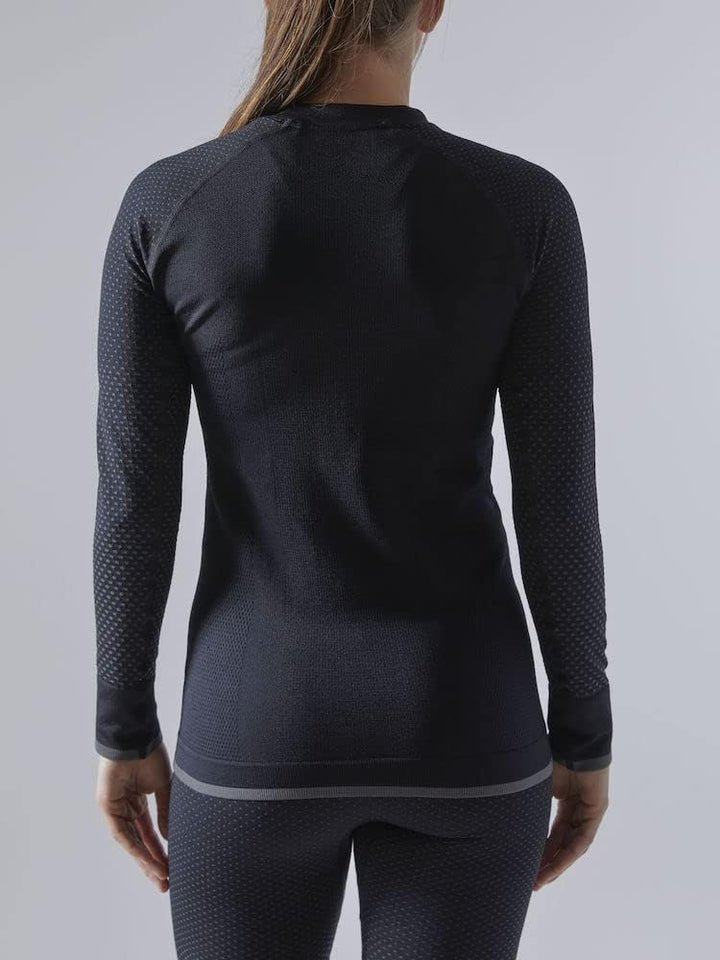 Craft Damen ADV Warm Fuseknit Intensity Ls W Oberteile XS Schwarz, XS Schwarz