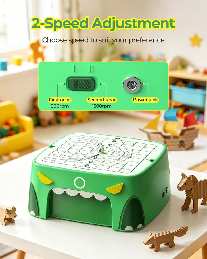 Sicherer Elektrischer Kartonschneider für Kinder, DIY Upcycling von Pappe für praktisches Lernen und