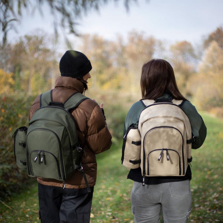 Livoo Picknick-Rucksack für 4 Personen SE970C – 11 l, 600D, 30 Zubehörteile, Creme, Creme