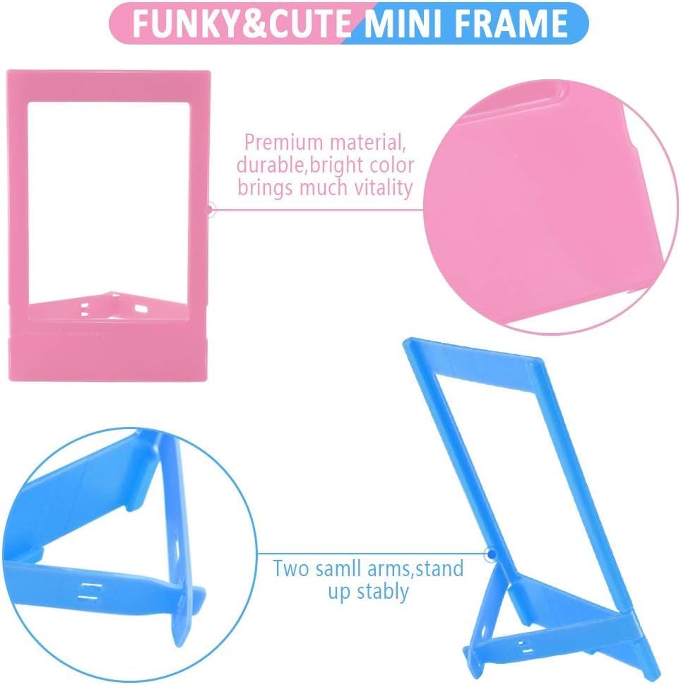 5PCS Mini-Fotorahmen für Sofortbildkamera Kompatibel mit Fujifilm Instax Mini 11 9 8 70 7s 90 26 Sof