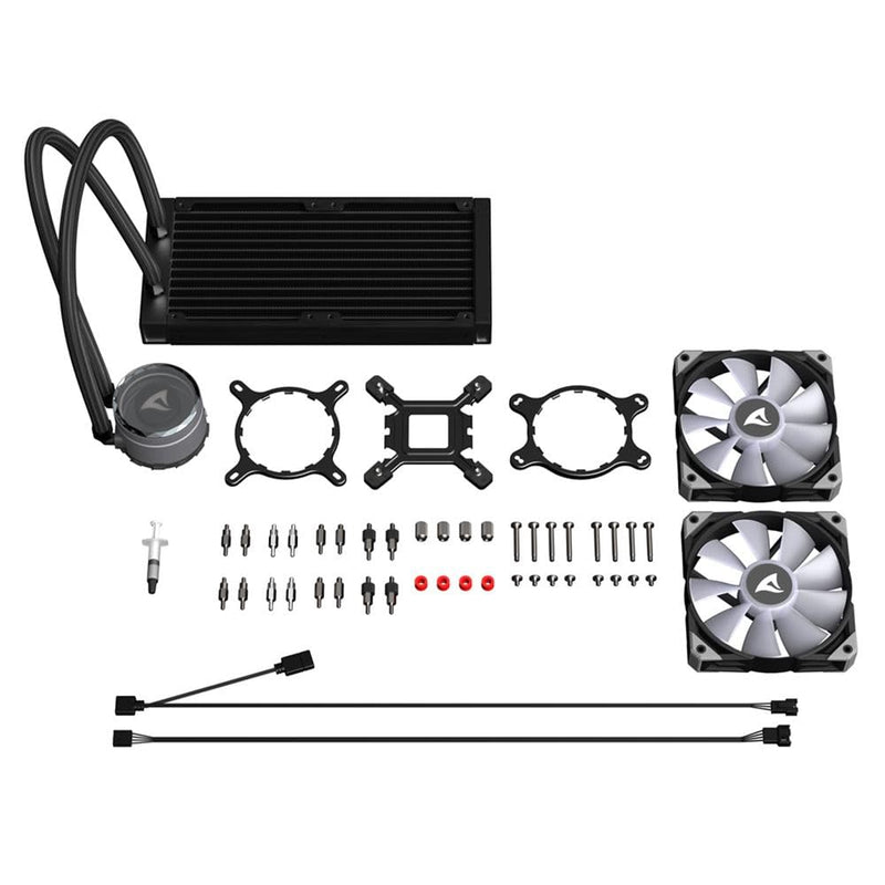 Sharkoon S80 RGB, AIO Wasserkühlung, Typ 240