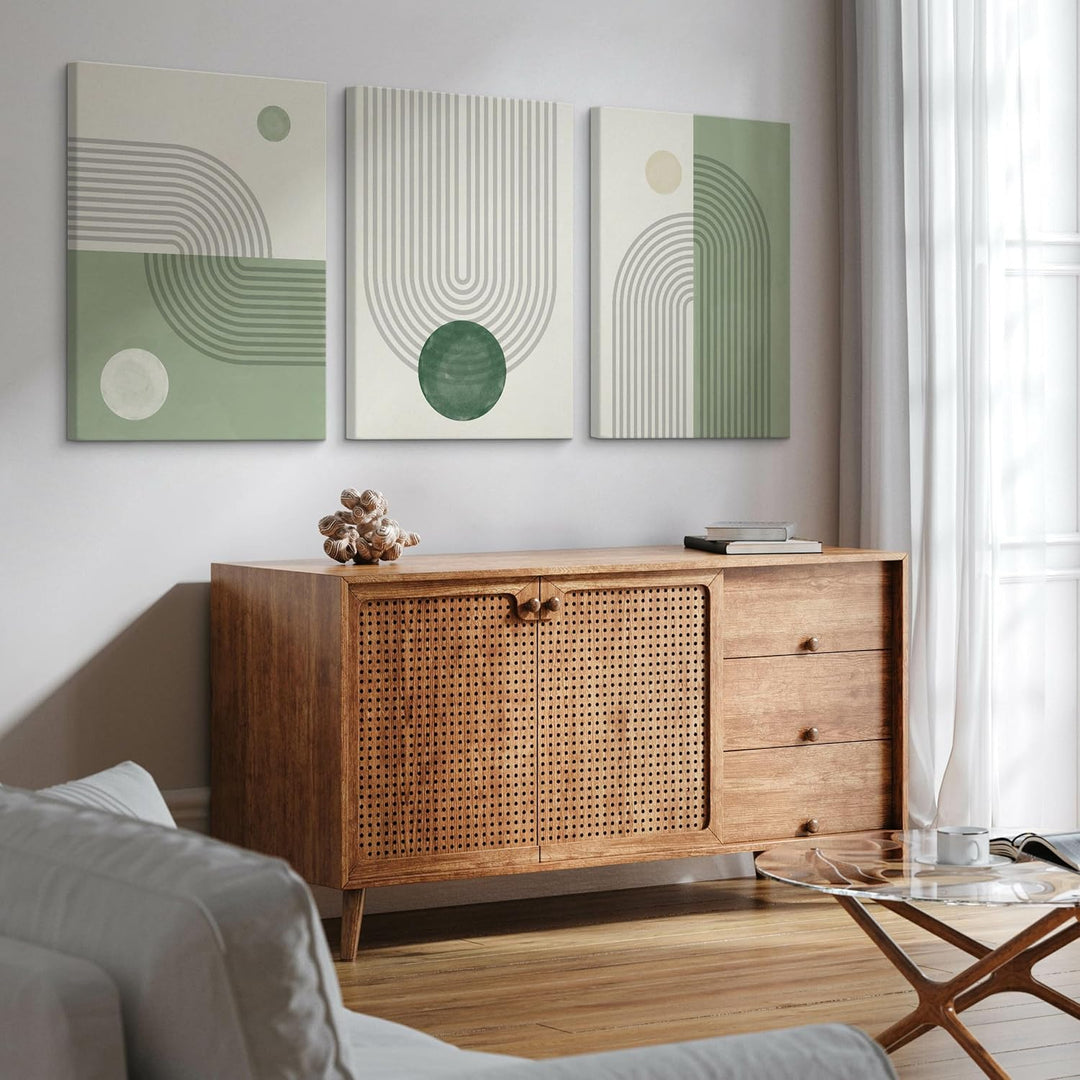 Muralo - Wandbilder Set - Leinwand Bilder Set Aufhängefertig - Bilder für Wohnzimmer Schlafzimmer -