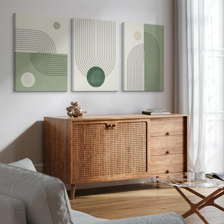 Muralo - Wandbilder Set - Leinwand Bilder Set Aufhängefertig - Bilder für Wohnzimmer Schlafzimmer -