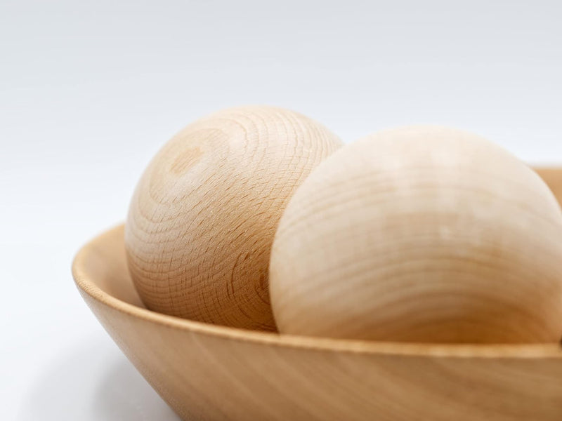 JOWE Holzkugel 15mm aus Buche ohne Bohrung 100 Stück - Kugel aus Holz ohne Loch made in Austria Durc