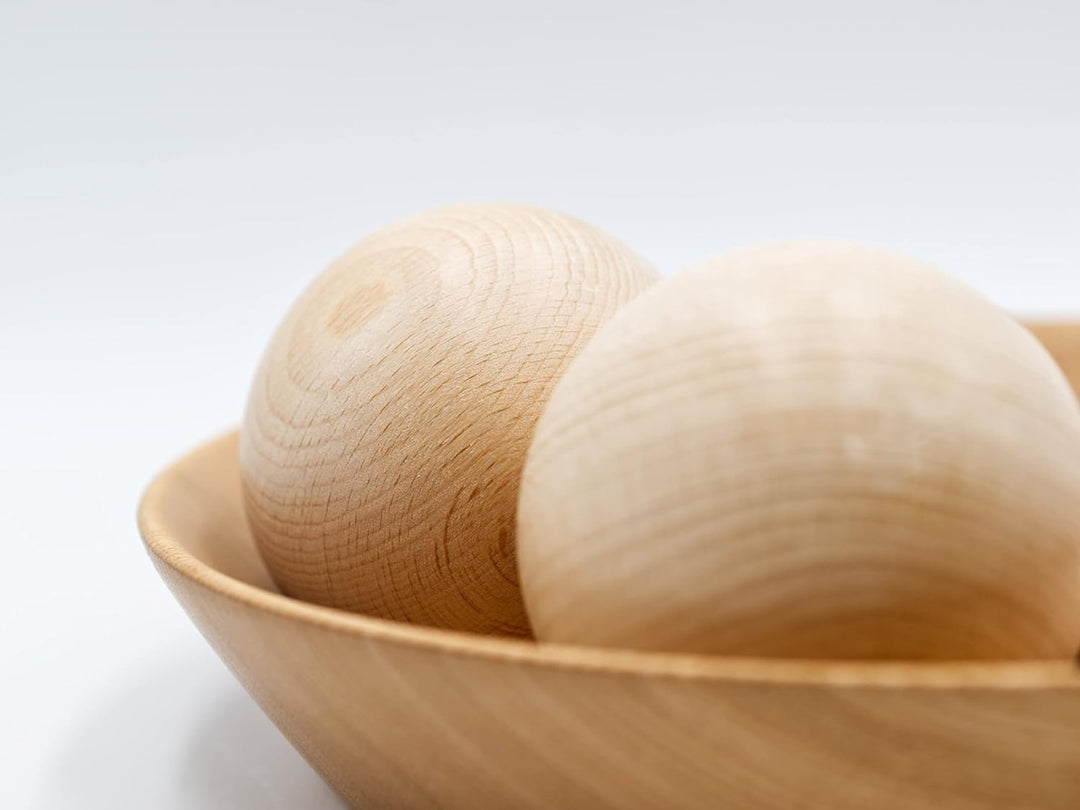 JOWE Holzkugel 20mm aus Buche ohne Bohrung 75 Stück - Kugel aus Holz ohne Loch made in Austria Durch