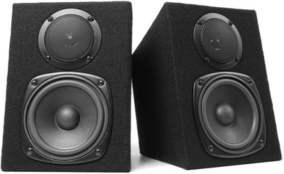 Fenton DMS40 DJ Speakers, DJ Monitor Lautsprecher Set, Boxen 200 Watt Leistung, Nahfeldlautsprecher,