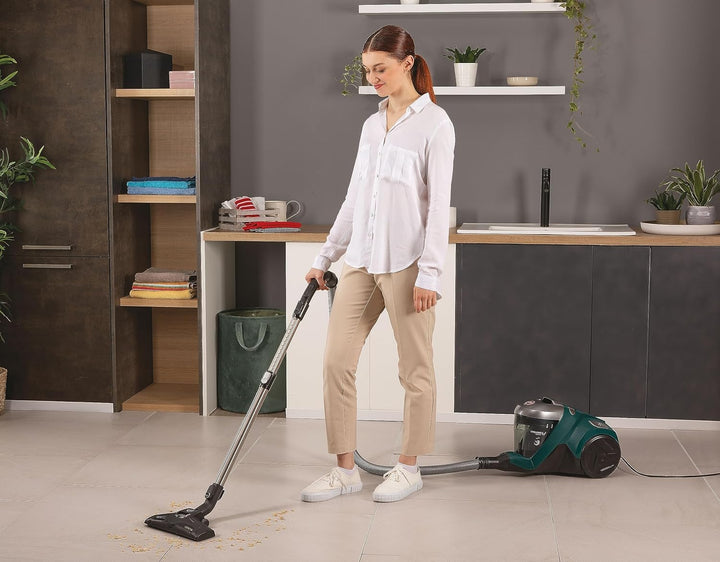 Hoover Bodenstaubsauger mit HEPA-13-Filter & Tierhaar-Düse – beutelloser Staubsauger mit XL-Staubbeh