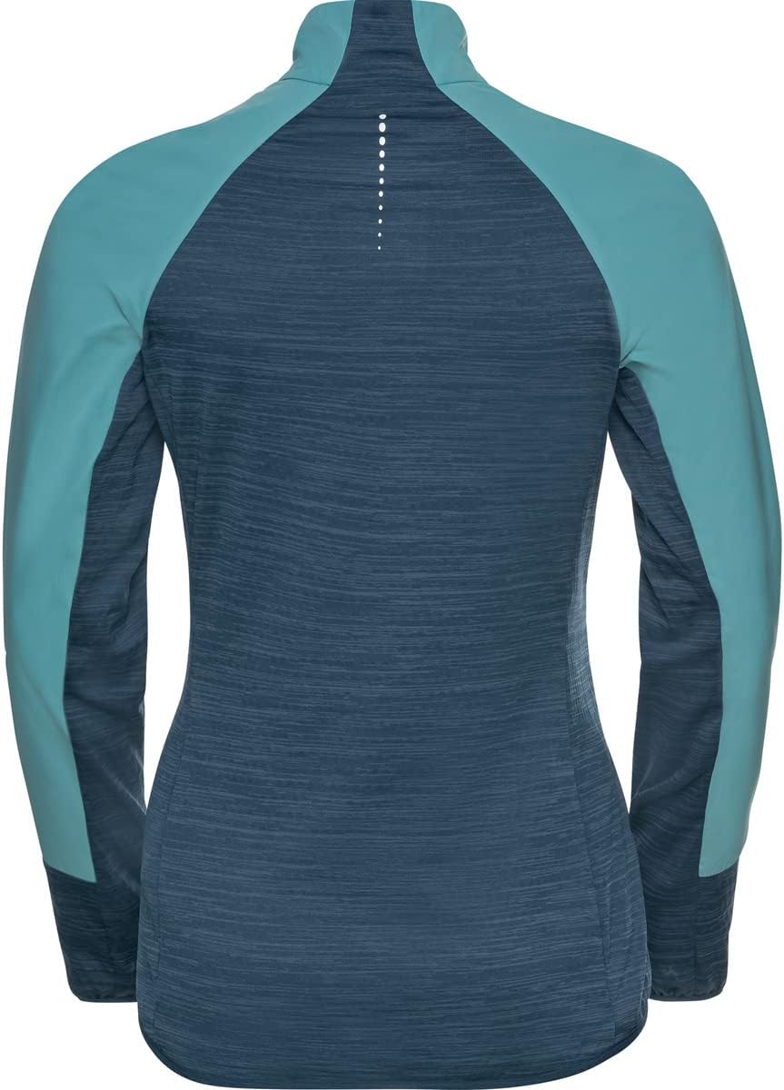 Odlo Damen Run Easy Warm Hybrid_313911 ESSENTIAL INSULATOR HYBRID XS blue wing teal - polynya, XS bl