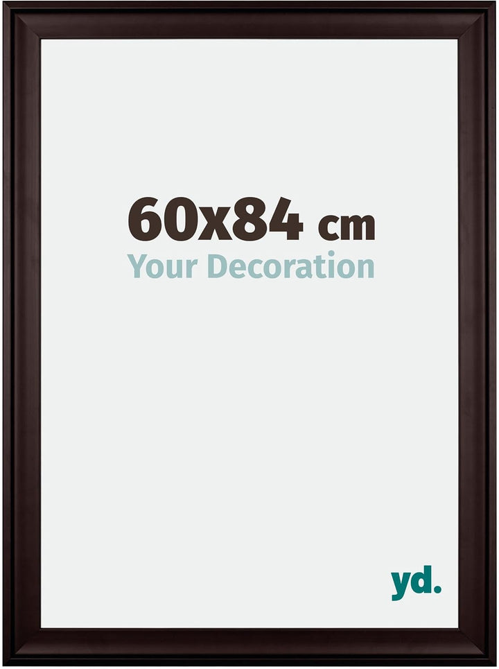 yd. Your Decoration - Bilderrahmen 60x84 cm - Bilderrahmen aus Holz mit Acrylglas - Antireflex - Aus