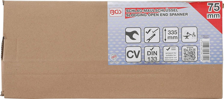 BGS 35275 | Schlag-Maulschlüssel | SW 75 mm Schlüsselweite: 75 mm, Schlüsselweite: 75 mm