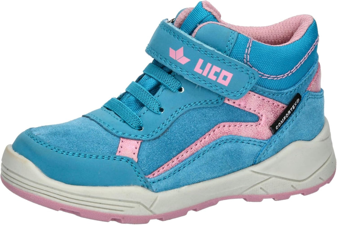 Lico Unisex Kinder Nabudo Vs Schneestiefel 33 EU Türkis Rosa, 33 EU Türkis Rosa