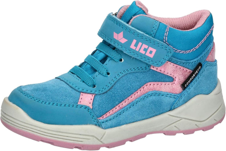 Lico Unisex Kinder Nabudo Vs Schneestiefel 33 EU Türkis Rosa, 33 EU Türkis Rosa