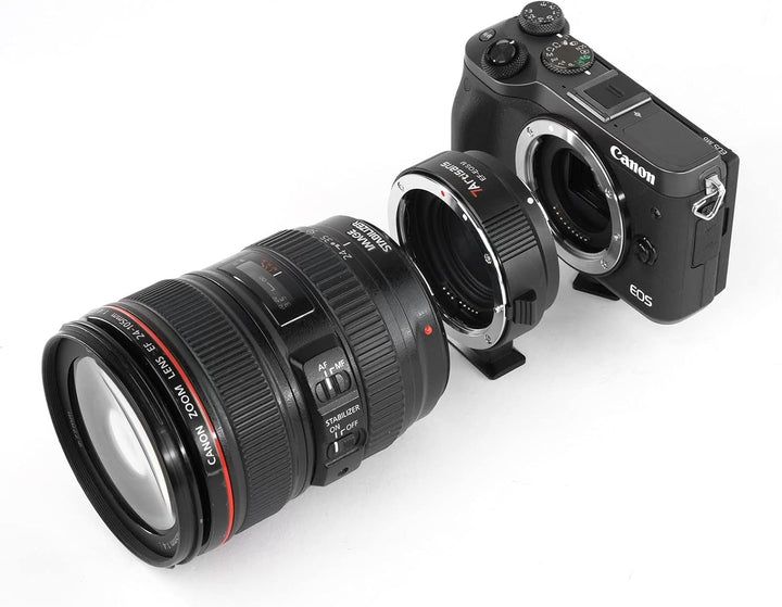 7artisans EF-EOS M Objektivadapter Autofokus Objektiv Speedbooster Konverter Ring kompatibel für Can
