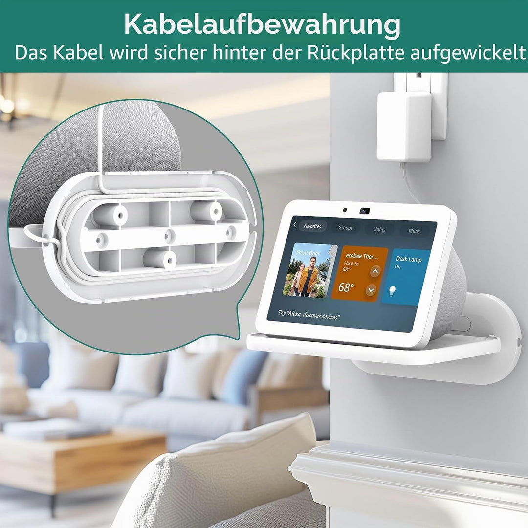 HomeMount Halterung – Wandhalterung für Regal, kompatibel mit Google Nest Hub/Nest Hub (2. Generatio