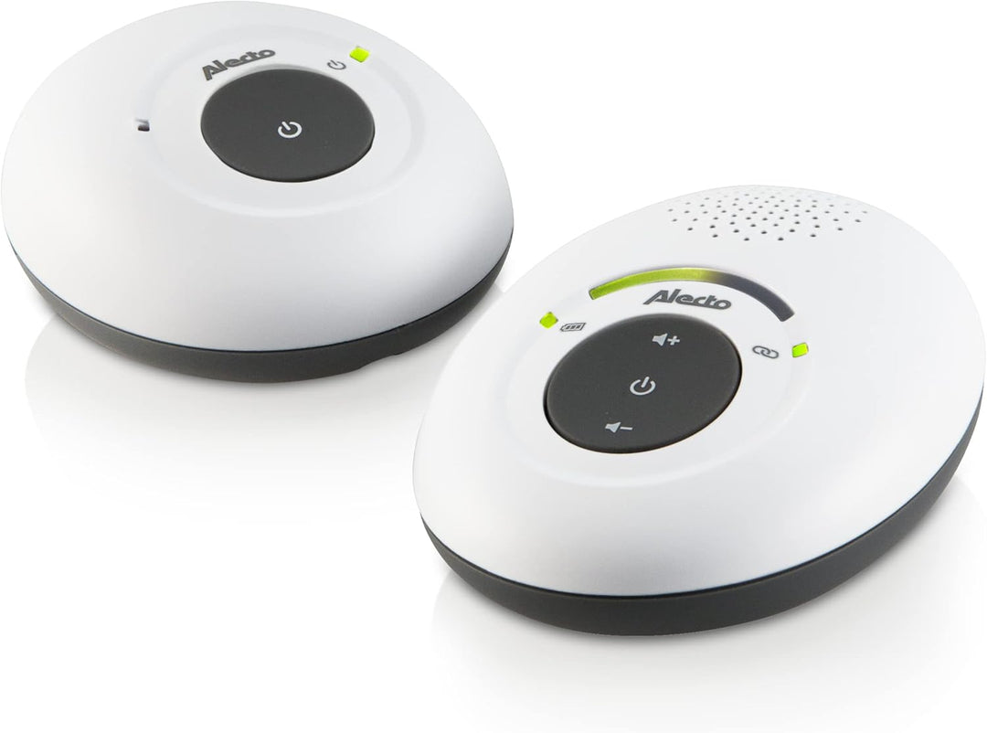 Alecto DBX-115 DECT Babyphone - Audio Babyfon mit 300m Reichweite - Baby Monitor Full ECO - Inklusiv