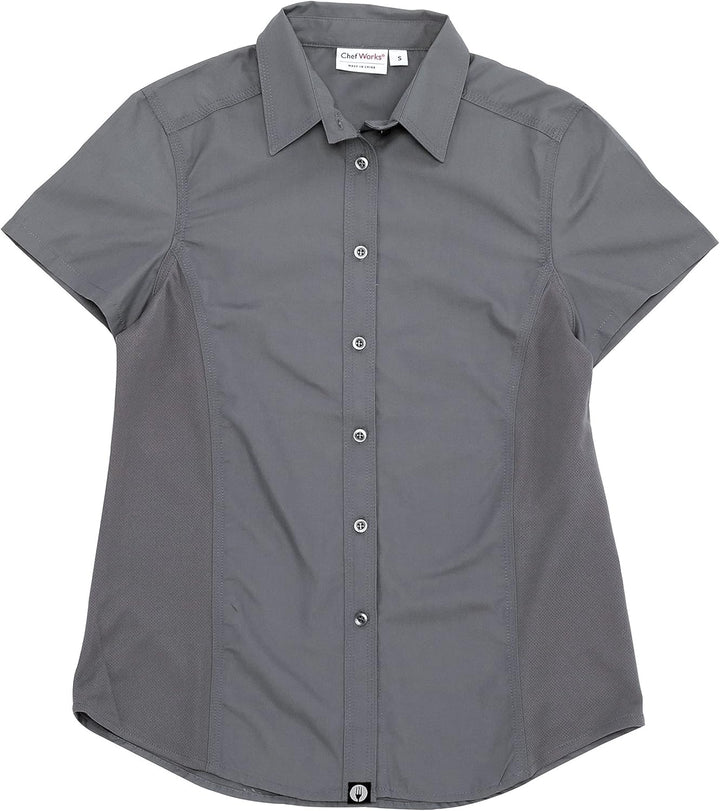 Chef Works Damen Universalhemd, grau, X-Gross XL, XL