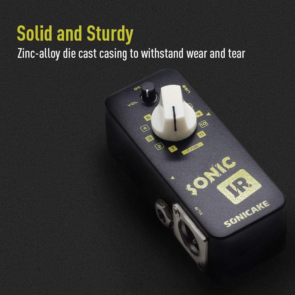 SONICAKE Sonic IR Gitarre Bass Effektpedal Lautsprecherbox Simulator Impulsantwort Lader, IR