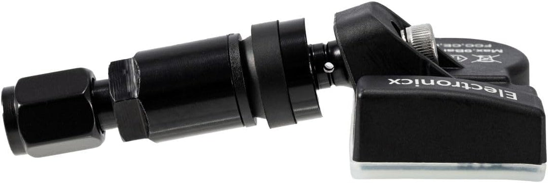 Electronicx 4X RDKS TPMS Reifendrucksensor Reifendruckkontrollsystem Metallventil Schwarz Kompatibel