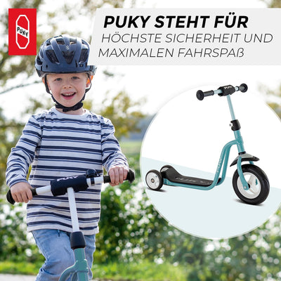 PUKY R 1 Classic Scooter | Sicherer Roller für Kinder ab 2 Jahren | Rutschfestes Trittbrett | Höhenv