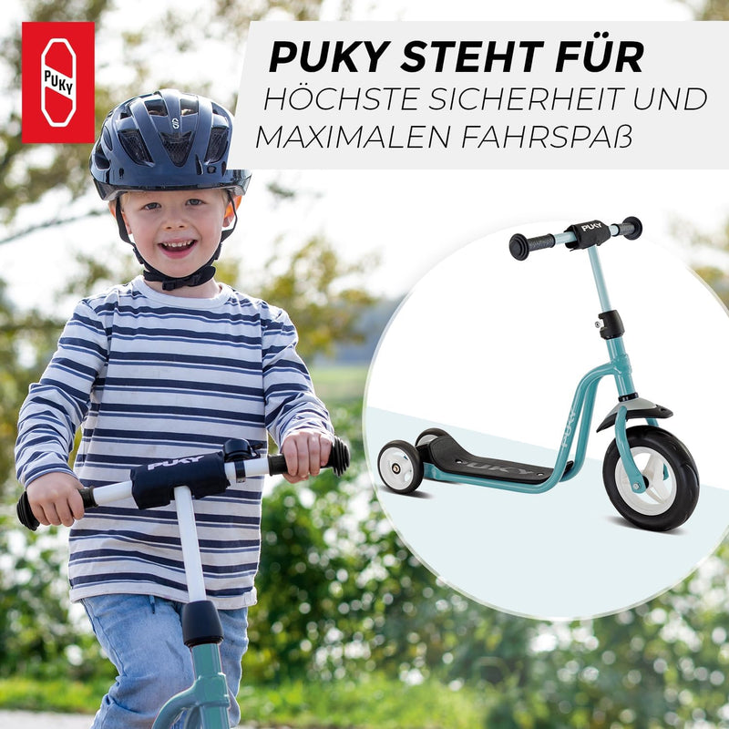 PUKY R 1 Classic Scooter | Sicherer Roller für Kinder ab 2 Jahren | Rutschfestes Trittbrett | Höhenv
