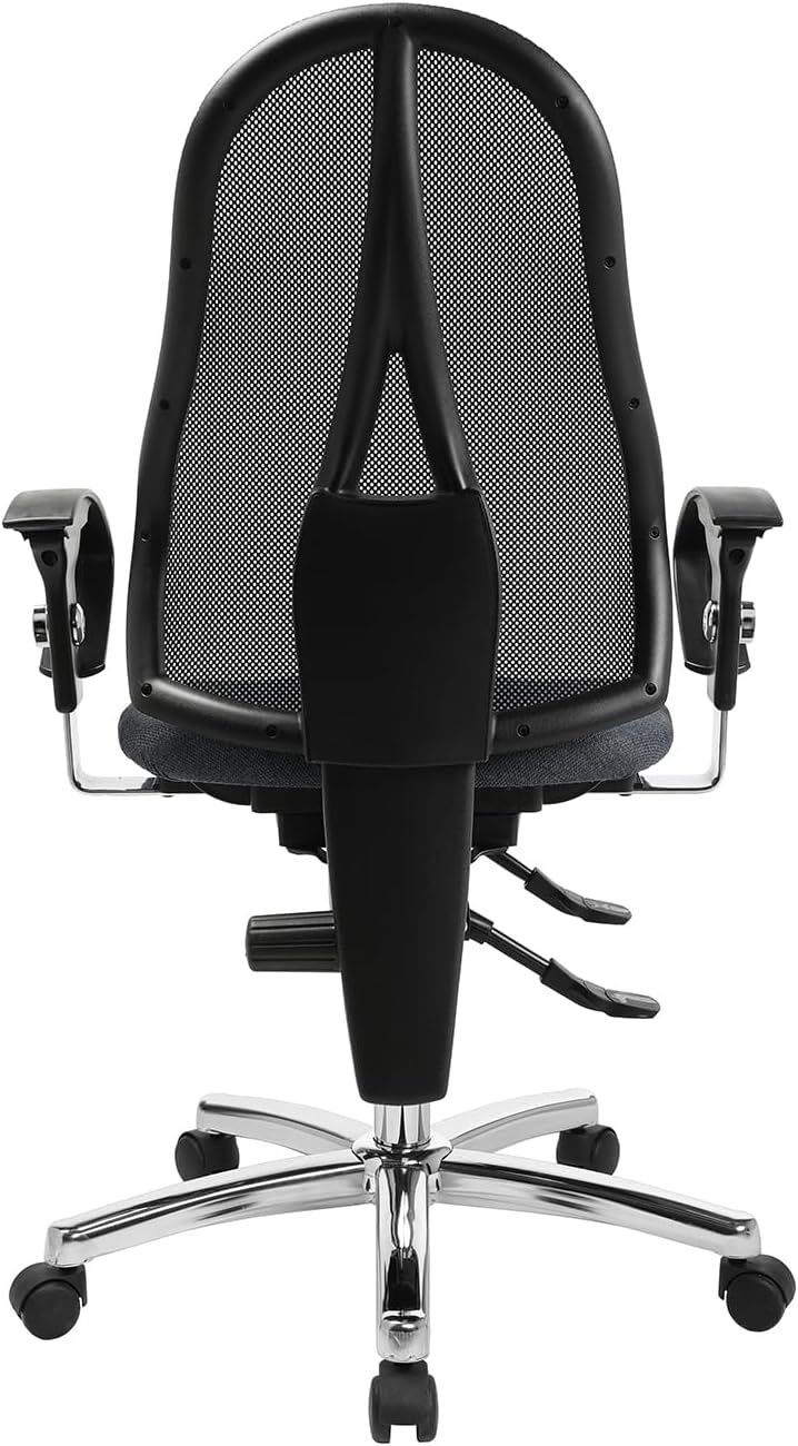 TOPSTAR Sitness 15 ergonomischer Bürostuhl mit bewegter Sitzfläche Schreibtischstuhl mit Armlehnen a