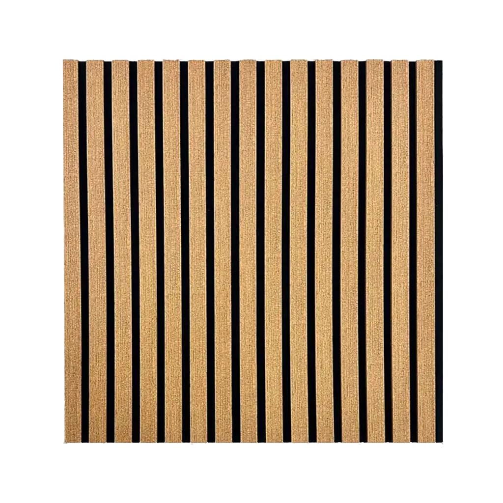Dekorative Wandpaneele mit Filz und MDF Leisten – 60x60 cm - Nachhallreduzierend & Flexibel – 3 mm F