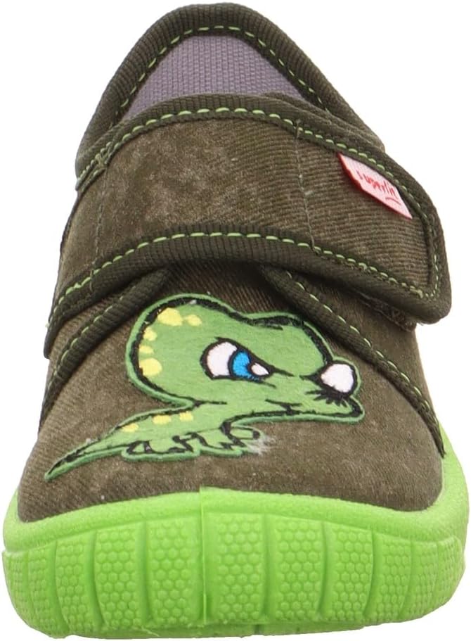 Superfit Jungen Bill Hausschuhe 35 EU Weit Grün 7010, 35 EU Weit Grün 7010