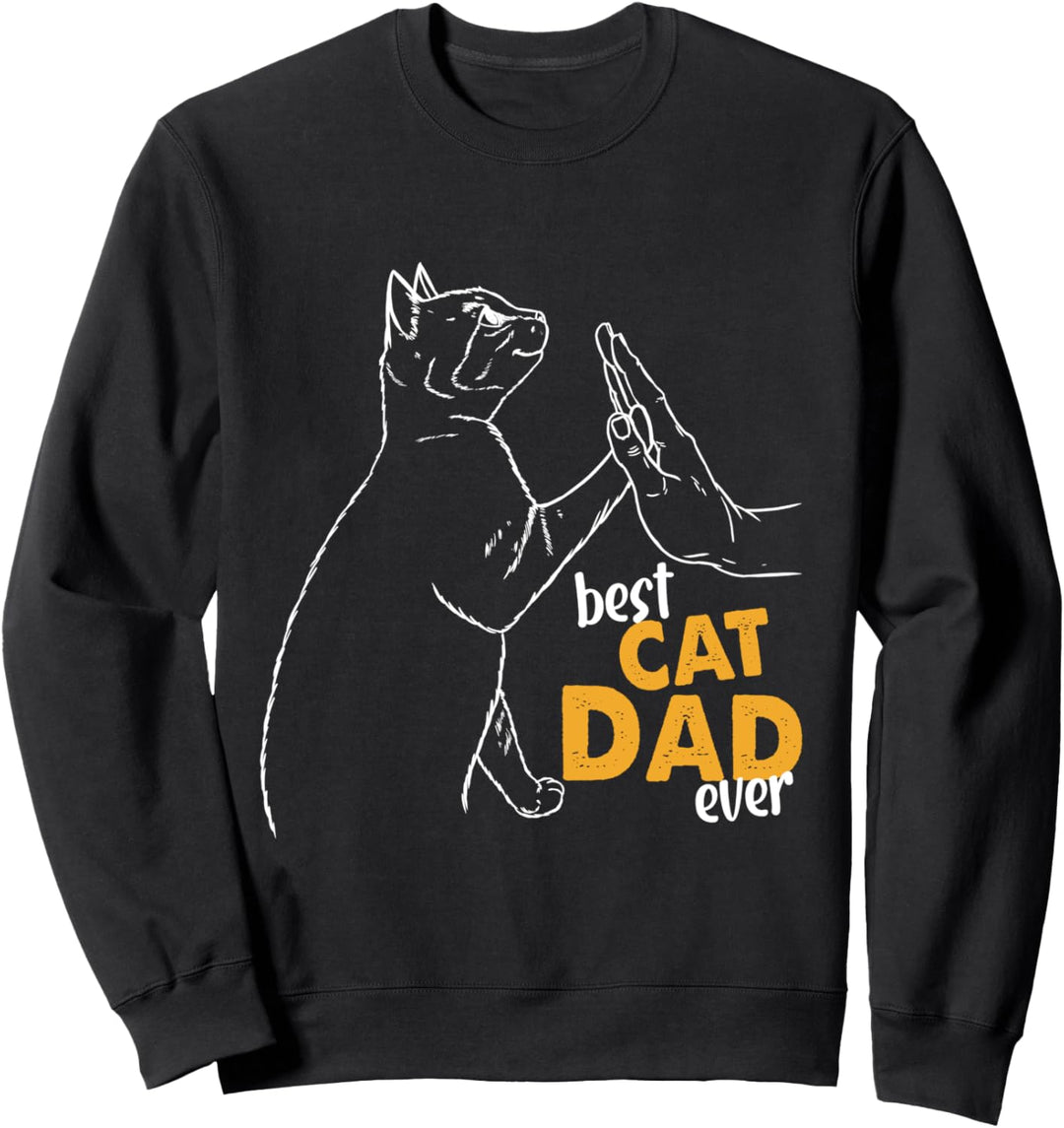 Best Cat Dad Ever Katzenpapa Pulli lustiges Katzenpapa Sweatshirt