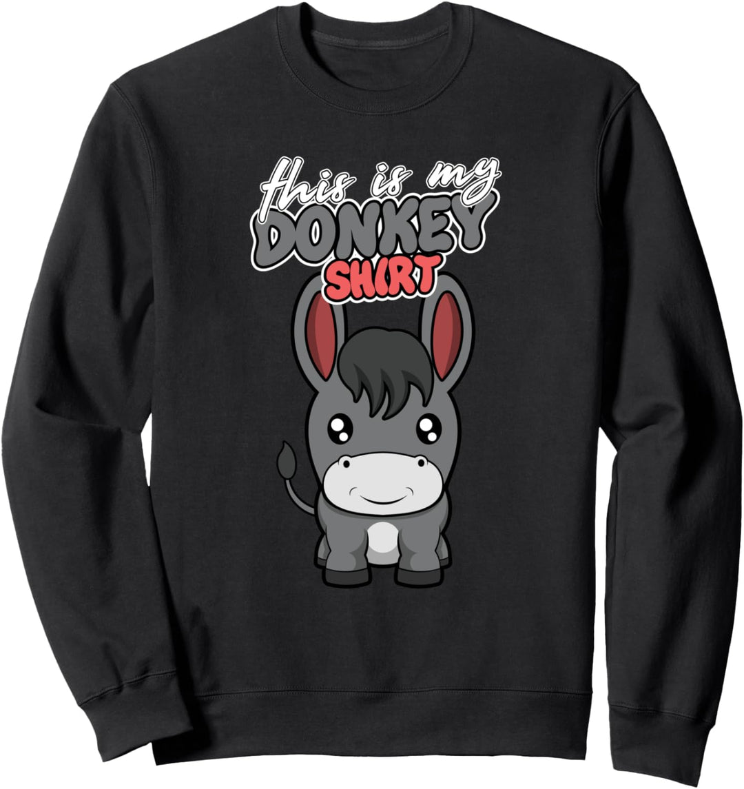 Mein Esel Süsses Maultier Bauernhof Sweatshirt
