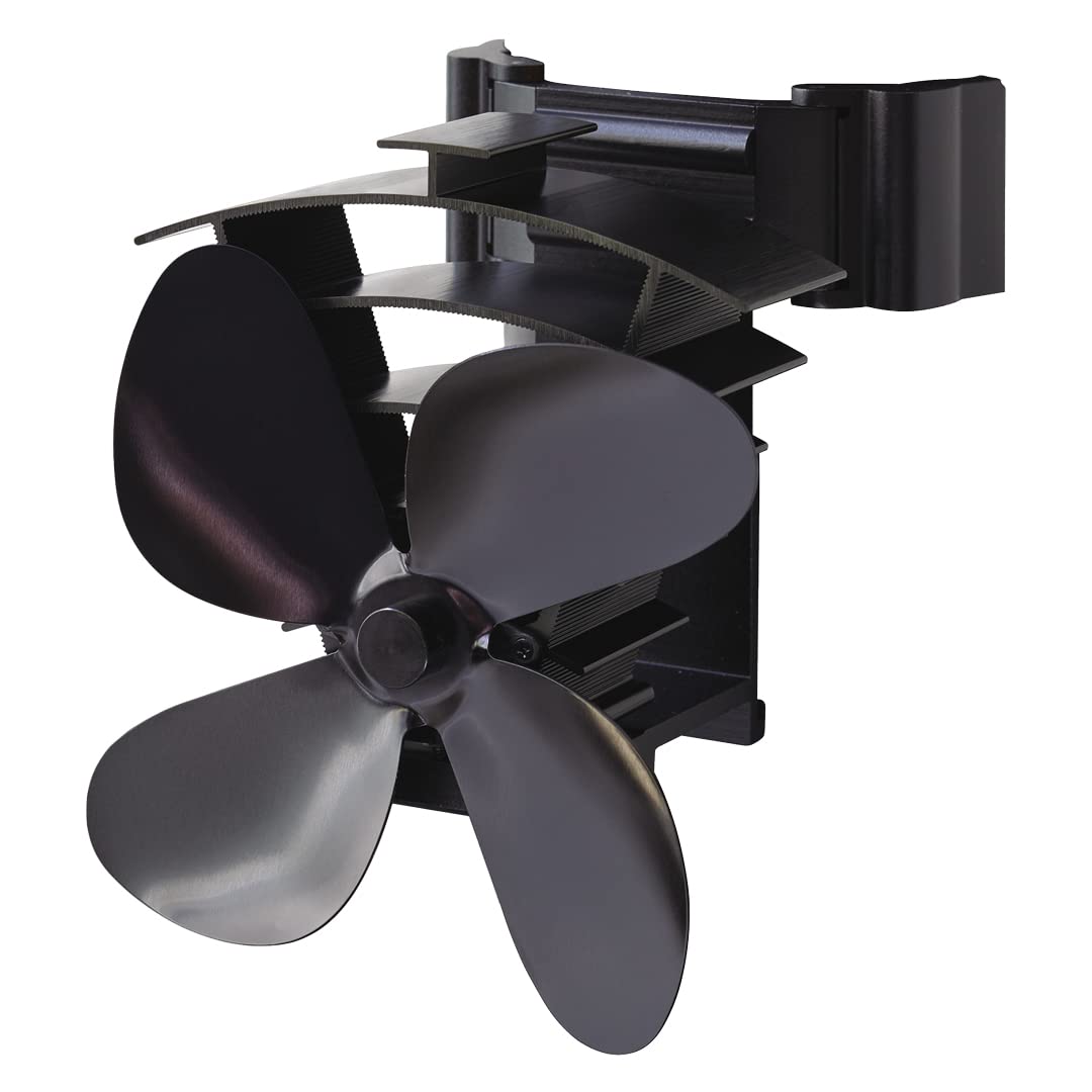 Valiant Hitze Powered Ofen FAN, schwarz, FIR350 5W, 5V Remora,, Ofenventilator, wärmebetrieben, schw