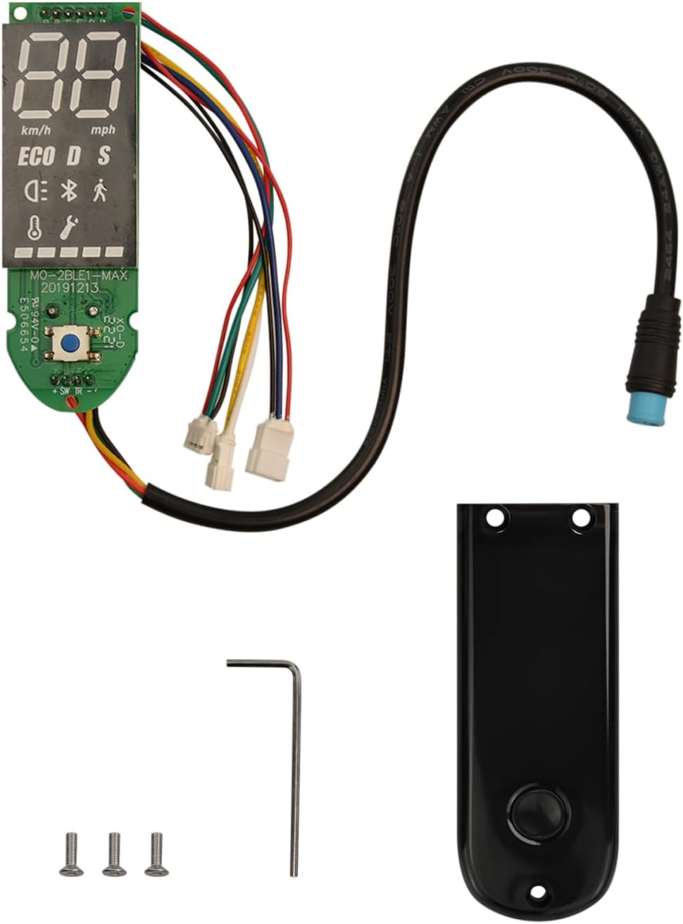 Elektroroller Scooter Armaturenbrett, PCB Wasserdichtes Scooter Armaturenbrett mit Bluetooth LCD Dis