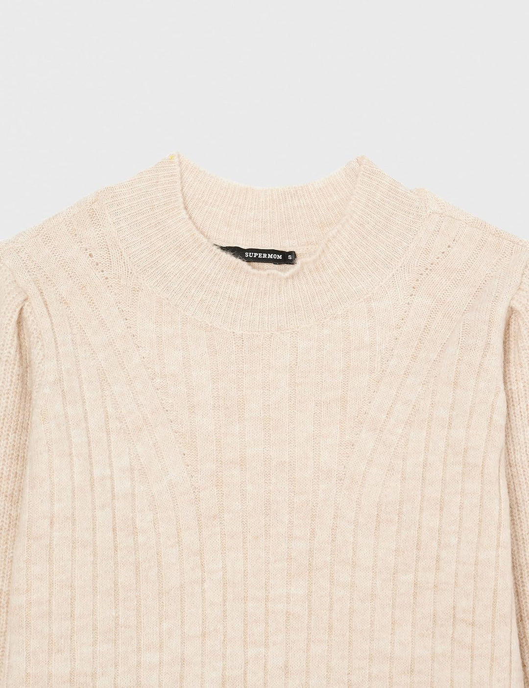 Supermom Damen Pull Cleveland Long Sleeve Pullover 40 Ras1202 Oatmeal - P611, 40 Ras1202 Oatmeal - P