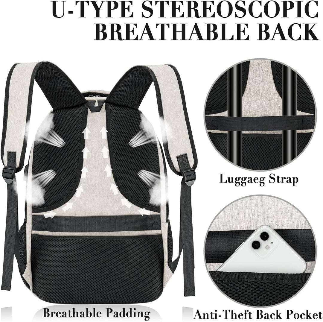 BIKROD Rucksack Herren und Damen, Schulrucksack Jungen Mädchen Teenager, Wasserdicht Rucksack | 17.3