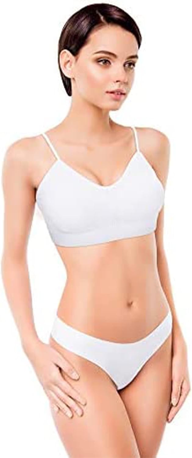 Blulu Damen Nahtlose Sans Coutures Nahtloser S-M Einfach Stil, S-M Einfach Stil