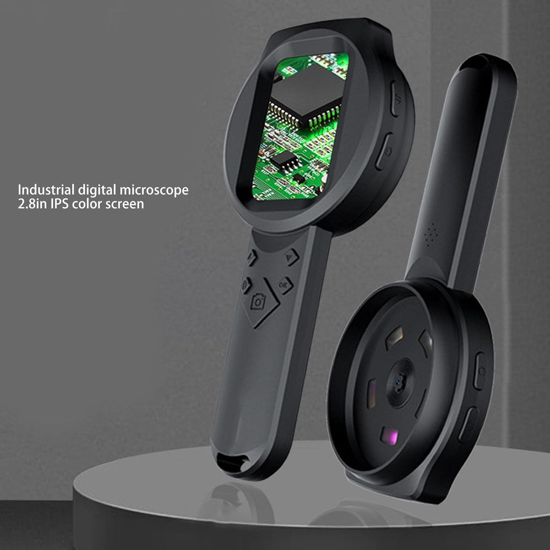 CCYLEZ 1000x Lupe mit Licht, 1000x Digital Lupe Handheld Digital Lupe, 2,8 -Zoll -HD -IPS -Bildschir
