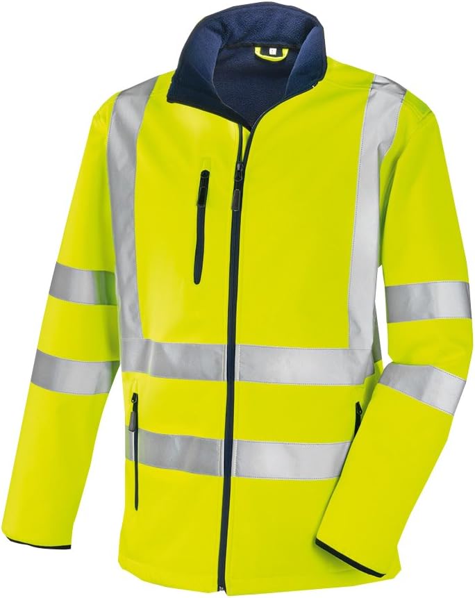 teXXor 4103-S Warnschutz-Softshell-Jacke "Niagara", Grösse S, Warngelb S Warngelb, S Warngelb